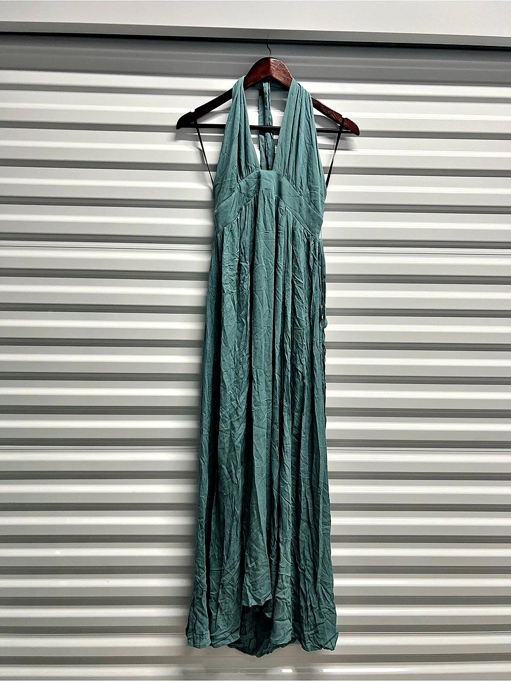 Forever 21 Maxi Dress in Green Size Large Like New